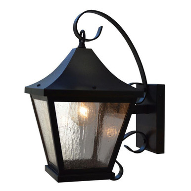 Nantes 1 Light Wall Mount 15.5 Inch Tall X 8 Inch Wide by Arroyo Craftsman - NAB-8CS-BZ