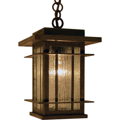 Oak Park 1 Light Pendant 11 Inch Tall and 7 Inch Wide by Arroyo Craftsman - OPH-7