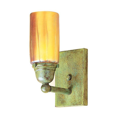 Simplicity 1 Light Wall Sconce 8.25 Inch X 4 Inch Wide by Arroyo Craftsman - SS-1-VP