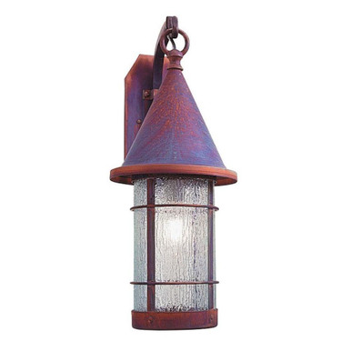 Valencia 1 Light Wall Mount 18.5 Inch X 7.25 Inch Wide by Arroyo Craftsman - VB-7RM-RC