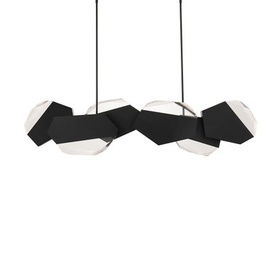 Palisade 9.3W 6 LED Linear Pendant 47.75 Inch Wide by Schonbek Beyond - BPD33448-BK