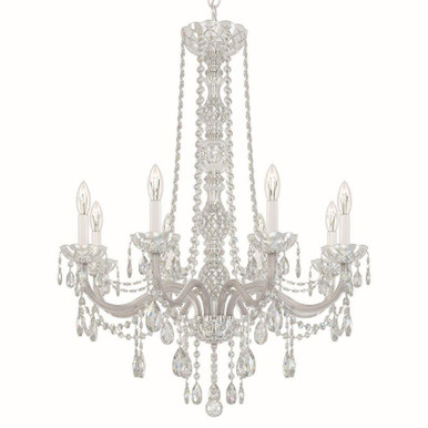 Arlington 8 Light Chandelier 35.5 X 28 Inch Wide by Schonbek Signature - 1305-40H