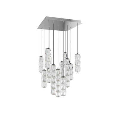 Verve 7.7W 13 LED Pendant 16.3 Inch and 20 Inch Wide by Schonbek Signature - S26513S-401R