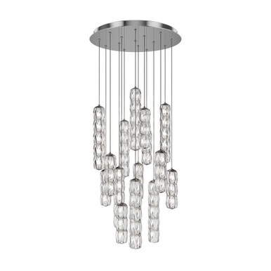 Verve 8.3W 15 LED Pendant 16.3 Inch and 23 Inch Wide by Schonbek Signature - S26515-401R