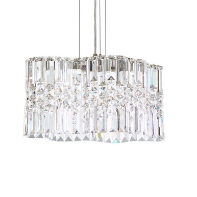 Selene 8W 2 LED Pendant 7.5 Inch Tall X 8.5 Inch Wide by Schonbek Signature - SPU120N-SS1O