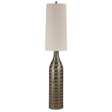 Crake 2 Light Floor Lamp 66.5 Inch Tall and 14 Inch Wide by Everren - LPF3163