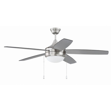 Phaze 52 Inch 5 Blade Ceiling Fan with Light by Craftmade  EPHA52BNK5-BNGW