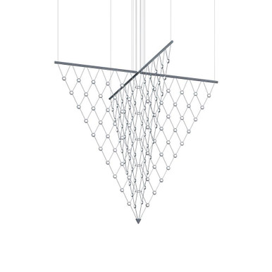 Fokoi Trail 150W 120 LED Pendant 71 Inch Tall X 58 Inch Wide - 181-BEL-4790353