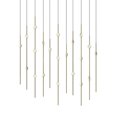 Fokoi Trail 42W 21 LED Pendant 38 Inch Tall and 7.5 Inch Wide - 181-BEL-1371931