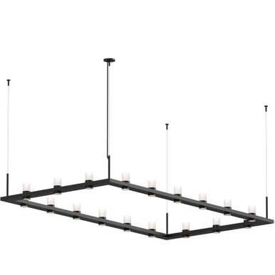 Kaxl Path LED Rectangular Oversized Pendant 104 Inch Wide - 181-BEL-1277780