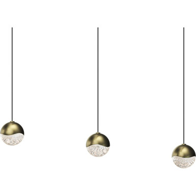 Jeasat Circle 3 LED Small Pendant 2.5 Inch Tall and 36.5 Inch Wide - 181-BEL-492886