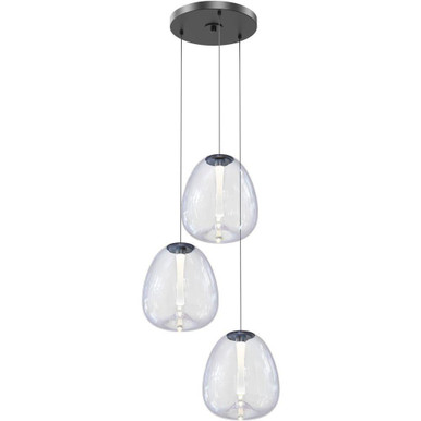 Mebu Avenue 3 LED Pendant 30 Inch Tall and 20 Inch Wide - 181-BEL-4947430
