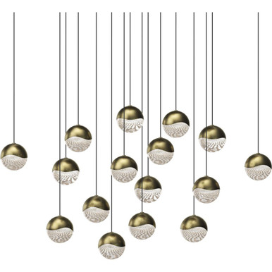 Jeasat Circle 16 LED Medium Pendant 3.25 Inch Tall and 23.25 Inch Wide - 181-BEL-492877