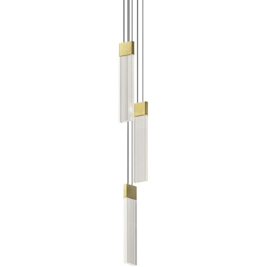 Wadrt Place 14.9W 3 LED Pendant 11.75 Inch Tall and 3.25 Inch Wide - 181-BEL-1336857