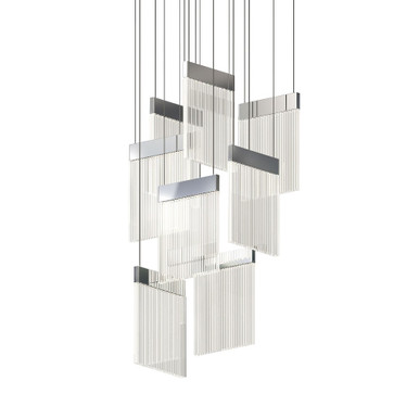 Wadrt Place 112.8W 8 LED Pendant 23.5 Inch Tall X 16.25 Inch Wide - 181-BEL-1336707