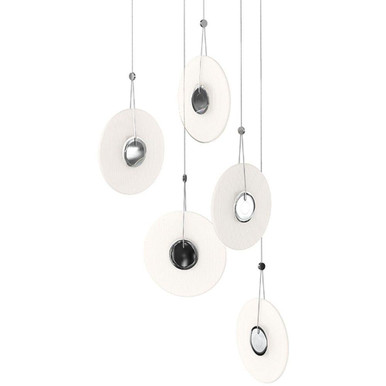 Matou Road 5 LED Pendant 9 Inch Tall and 21.5 Inch Wide - 181-BEL-1395792