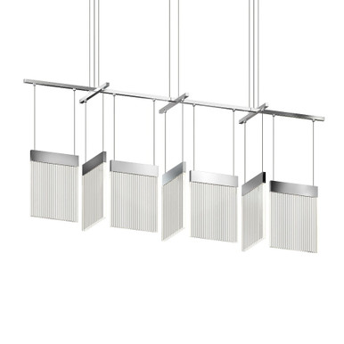 Wadrt Place 98.9W 7 LED Pendant 11.75 Inch Tall and 56 Inch Wide - 181-BEL-1336586