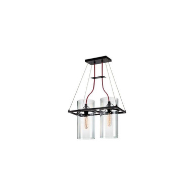 Tiabou Trail 2 Light Pendant 12.5 Inch Tall and 17 Inch Wide - 181-BEL-5401792