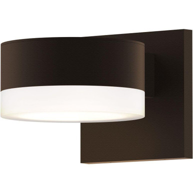 Sazei Court 2 LED Plate and White Cylinder Lens Wall Sconce 5 Inch - 181-BEL-1395831