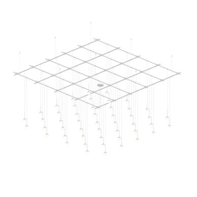 Totr Lane 113W 49 LED Square Gridscape Suspension 97 Inch Wide - 181-BEL-5302416