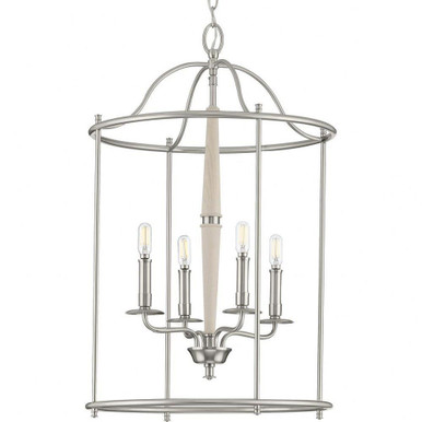 Durrell 4 Light Small Chandelier by Progress - P500210