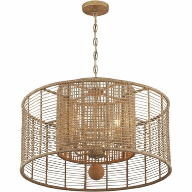 Jayna 4 Light Medium Chandelier by Crystorama - JAY-A5004