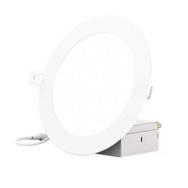 12W 5CCT LED Ultra Thin Flush Mount (Pack of 24) 6 Inch Wide by Infibrite - IB-002-8-12W-WH-24PK