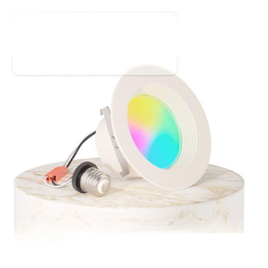 9W LED Recessed Retrofit Downlight (Pack of 12) 4 Inch Wide by Infibrite - IB-003-1-9W-WH-12PK