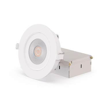 12W 5CCT LED 360 Degree Gimbal NC Recessed Light (Pack of 12) by Infibrite - IB-021-8-12W-WH-12PK