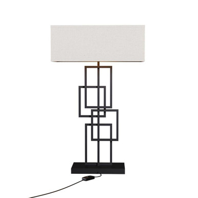1 Light Geometric Chic Table Lamp 26.7 Inch and 9.44 Inch Wide by Infibrite - IB-036-0-TL