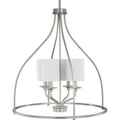 Bonita 4 Light Medium Foyer Chandelier by Progress - P500285