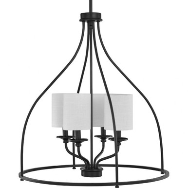 Bonita 4 Light Medium Foyer Chandelier by Progress - P500285