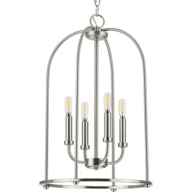 Leyden 4 Light Small Foyer Chandelier by Progress - P500302