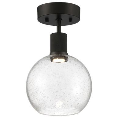 Risir Avenue 1 Light 7.5 Inch Tall Semi Flush Mount - 4-BEL-1265467