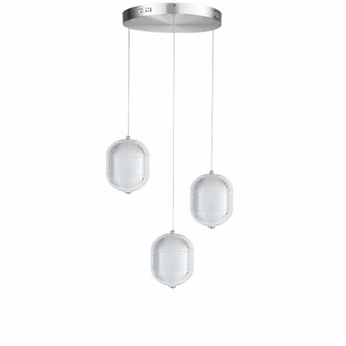 Raidro Lane 22.5W 3 LED Multi Pendant 10 Inch Tall and 12 Inch Wide - 303-BEL-1364349