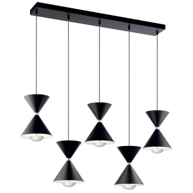 Kubuim Drive 5 LED Light Cluster Linear Chandelier - 420-BEL-2955676