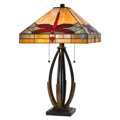 Vekio Avenue 2 Light Table Lamp 23.75 Inches Tall and 14 Inches Wide - 1-BEL-5191456