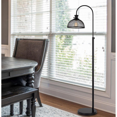 Lazer Circle 1 Light Floor Lamp 61 Inches Tall and 11 Inches Wide - 1-BEL-5191533