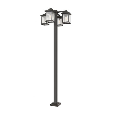 Portland 4 Light Outdoor Post Mount 30.25 x 99 Inches by Z-Lite - 531-4-536P-ORB