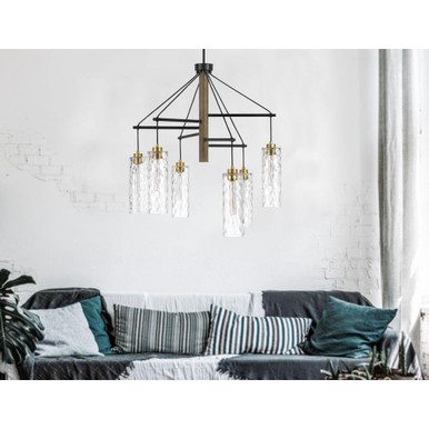 Wridron Road 6 Light Large Chandelier - 1-BEL-5191818