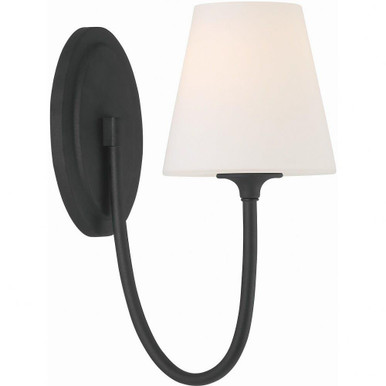 Juno 1 Light Candle Style Wall Sconce by Crystorama - JUN-10321