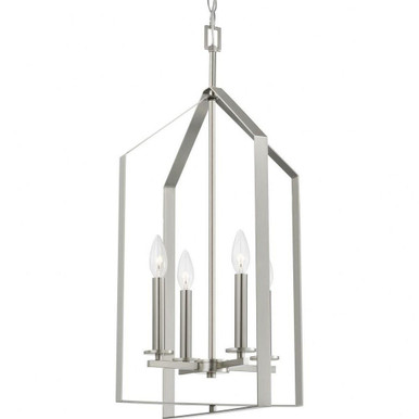 Vertex 4 Light Small Foyer Chandelier by Progress - P500432