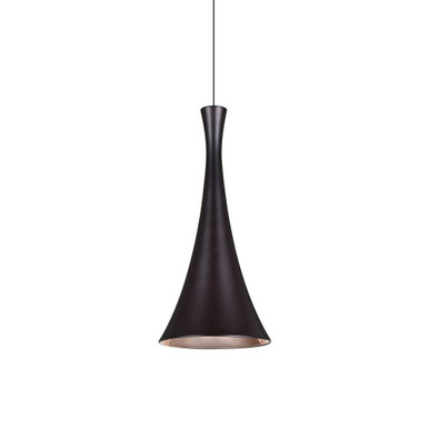 Slearv Court 10W 1 LED Cord Mini Pendant with Flat Canopy 7.88 x 16.85 In - 68-BEL-487960