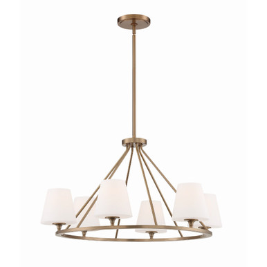 Keenan 6 Light Large Chandelier by Crystorama - KEE-A3006