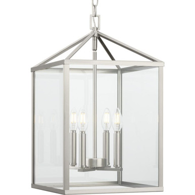 Hillcrest 4 Light Mini Foyer Chandelier by Progress - P500440