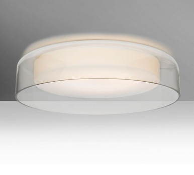 Tuplas Drive 17W 1 LED 15.5 Inch Wide Flush Mount - 68-BEL-1294250