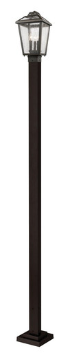 Bayland 3 Light Outdoor Post Mount Lantern 9.25 x 111 Inches by Z-Lite - 539P1H