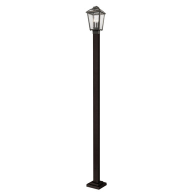 Bayland 3 Light Outdoor Post Mount Lantern 9.25 x 111 Inches by Z-Lite - 539P1H