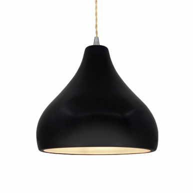 Radiance 1 Light Medium Droplet Pendant by Justice Design - CER-6563TC