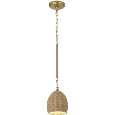 Jace 3.5W 1 LED Mini Pendant by Crystorama - JAC-10502-SG